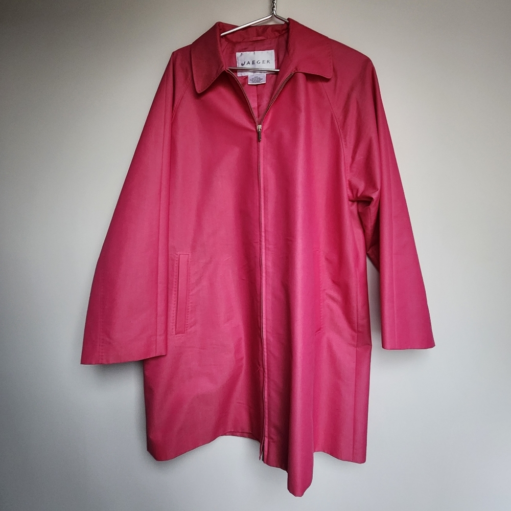 Jaeger medium coat hot pink
